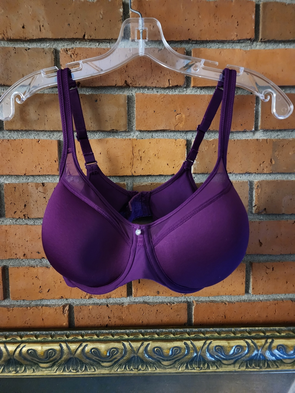 Bali Deep Purple Supportive Full-Coverage Underwire Bra